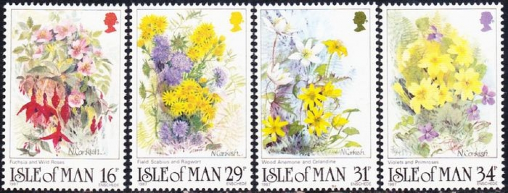 Man (IOM) 1987 Fleurs sauvages