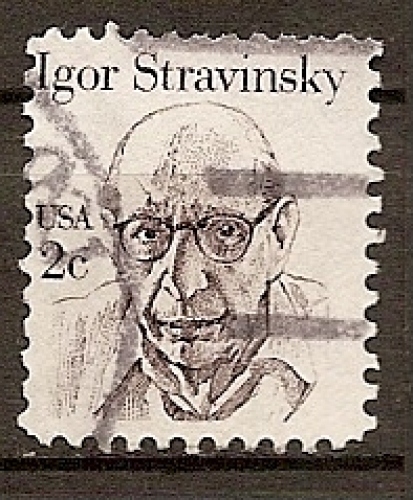 USA - Musique Celebrite - Igor Stravinsky - YT 1462