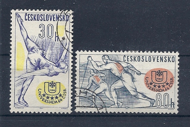 Tchecoslovaquie  Y & T  N° 1318/19  Sports