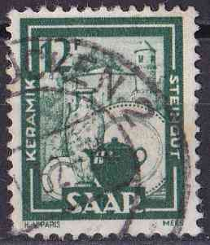 SARRE 1949 oblitéré N° 259