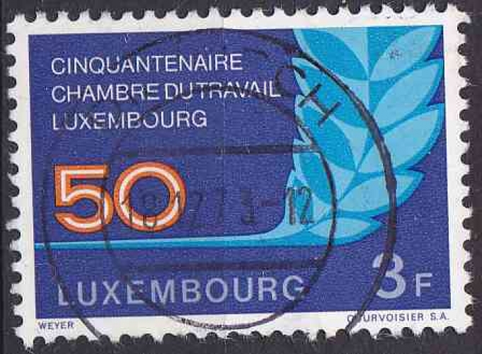 LUXEMBOURG 1973 oblitéré N° 818