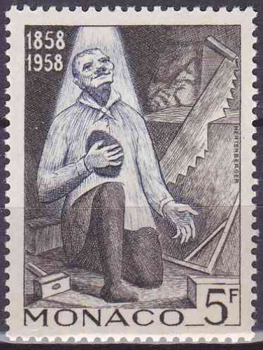 MONACO 1958 NEUF* MH charnière N° 495