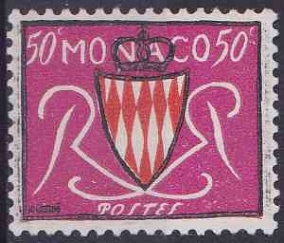 MONACO 1954 oblitéré N° 405