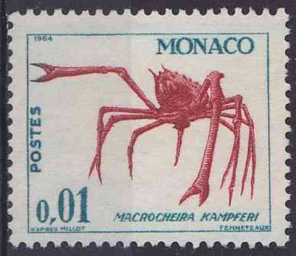 MONACO 1960 oblitéré N° 537A