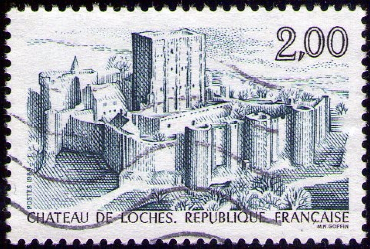 France - Y&T 2402 - Château de Loches