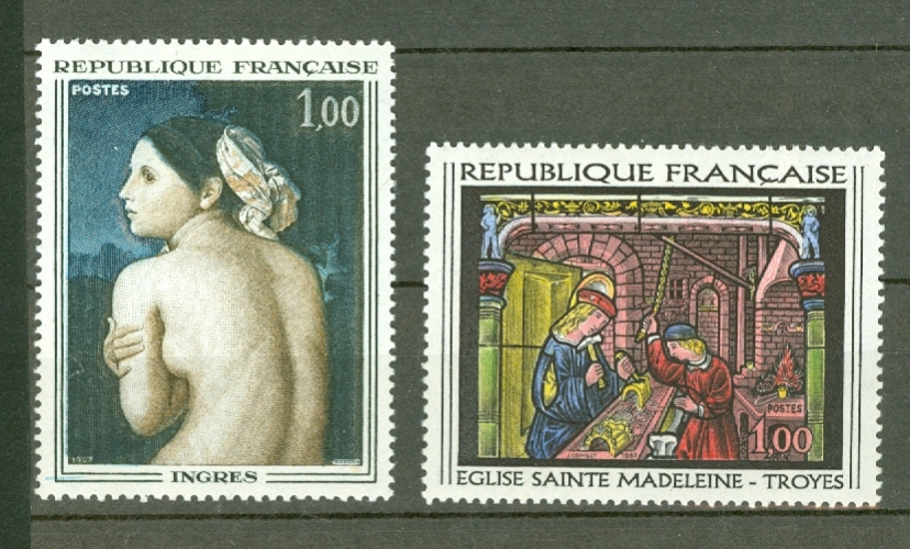 France - 1968 - Peinture - Vitraux - TP n° 1530 / 1 -  Neuf **