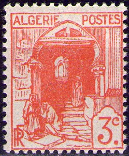 Algérie - Y&T 0036 - Rue de la Casbah