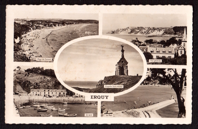 France Cpsm  Erquy (22) multivues Editions Gaby