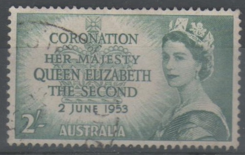 Australie 1953 - Couronnement 2 s.