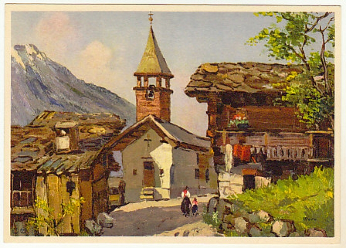cpsm Suisse Quinet près Vissole Val d'Anniviers  .