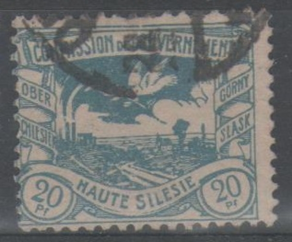 Silesie 1921 - Vues 20 pf.