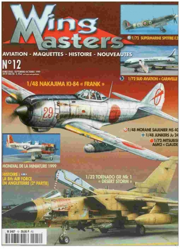 Magazine Wing Masters N°12 Septembre-Octobre 1999 Aviation-Histoire-Maquette