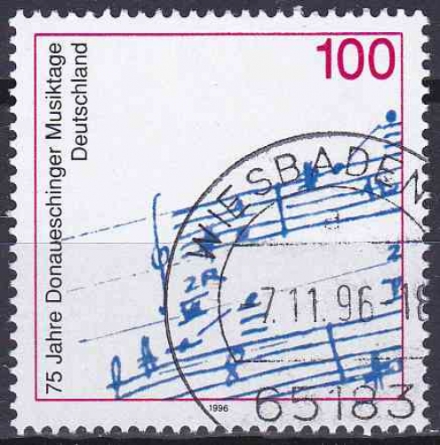 ALLEMAGNE RFA 1996 oblitéré N° 1722