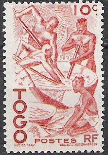  Togo 1947 Michel 195 Neuf ** Cote (2001) 0.60 Euro Préparation de l´huile de palme