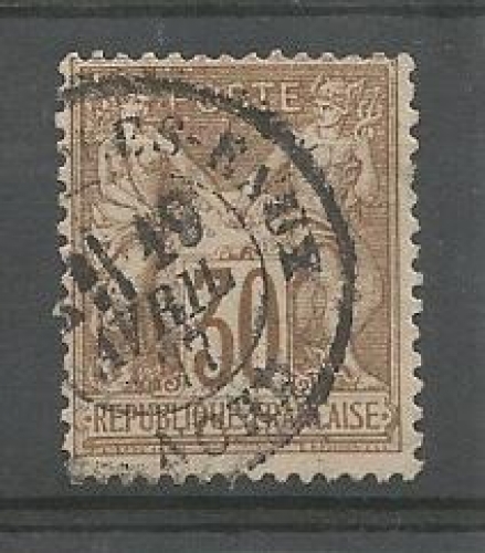 France - 1876 / 8 - Paix et Commerce Type Sage - Type I - Tp n° 69 - Oblitéré