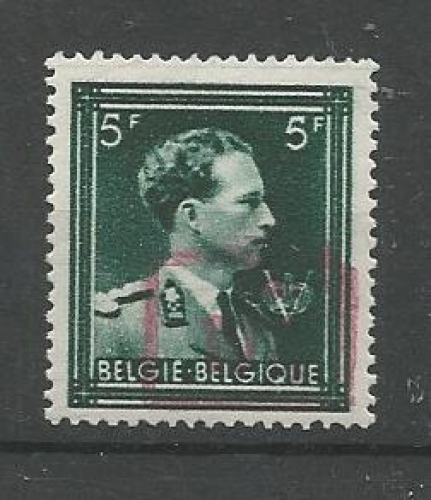 Belgique - 1946 - Roi Léopold III - Surcharge - 10 % - Tp n° 724T - Neuf **