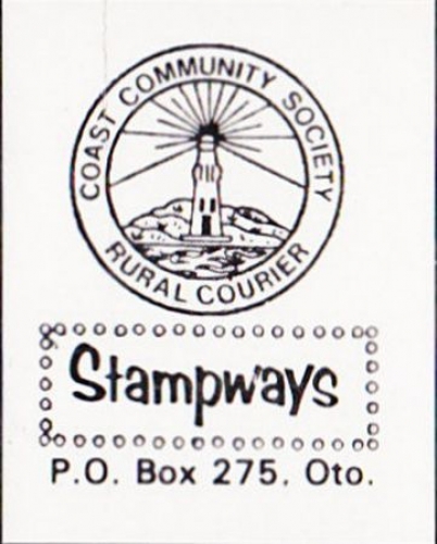 Nouvelle-Zélande 1988 Vignette Stampways CCS - Phare de Marokopa