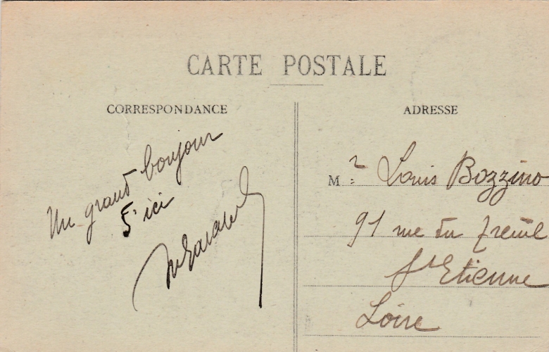 cpa 60 Compiègne  Bombardements de 1918 Place de la Gare