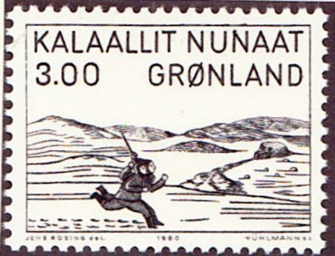 Groenland 1980 Hommage au peintre Aron de Kangeq 1822-1869