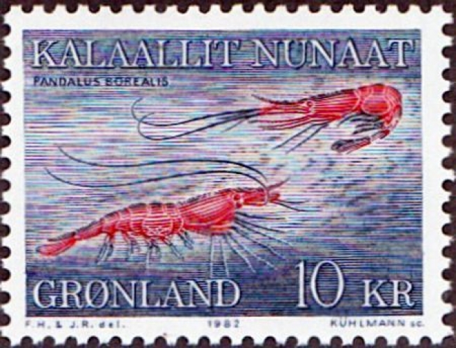 Groenland 1982 Crevettes (Pandalus borealis)