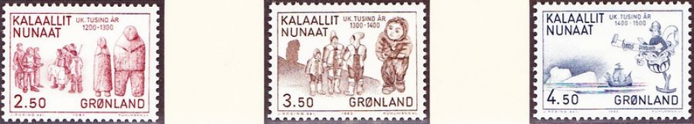 Groenland 1983 Les 1000 ans de l'histoire du Groenland (série 3)