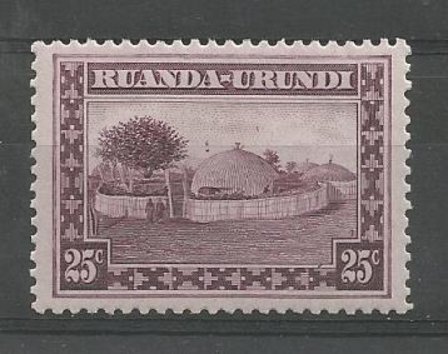 Ruanda Urundi - 1931 - Types indigènes et Paysages - n° 94 - Charnièré