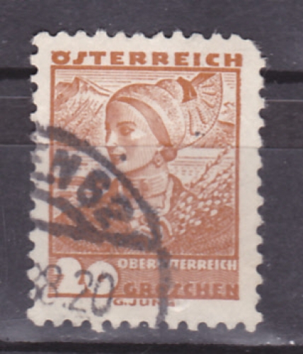 Autriche - 1934-35  Y & T  n°  448   Costumes régionaux