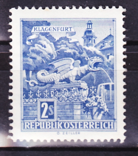 Autriche - 1962-70  Y & T  n°  0955 BB   Série courante - Monuments et batiments