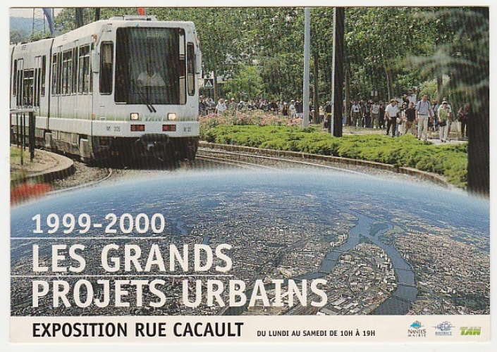cpm publicitaire 44 Nantes 1999-2000 Tramway