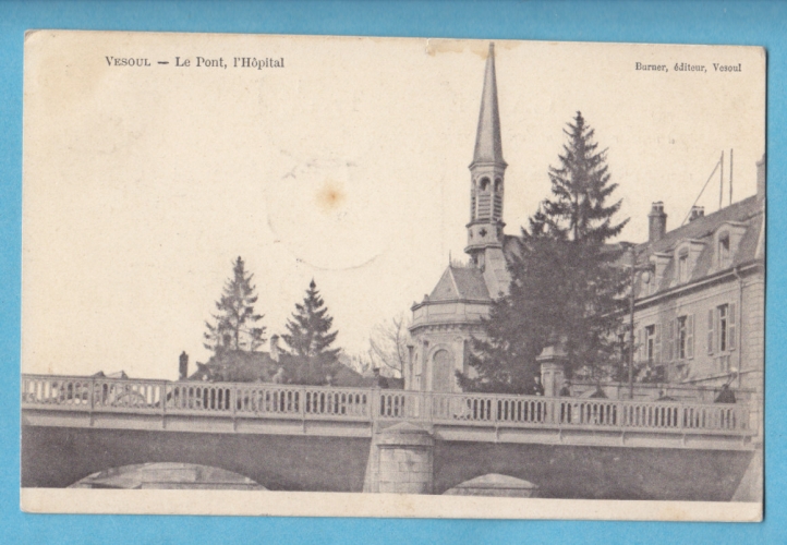 (70) VESOUL - le pont-l´hopital -circulee en 1904 -edit: burner