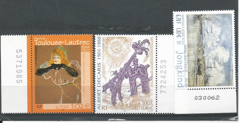 FRANCE 3421-3429-3435 neufs **