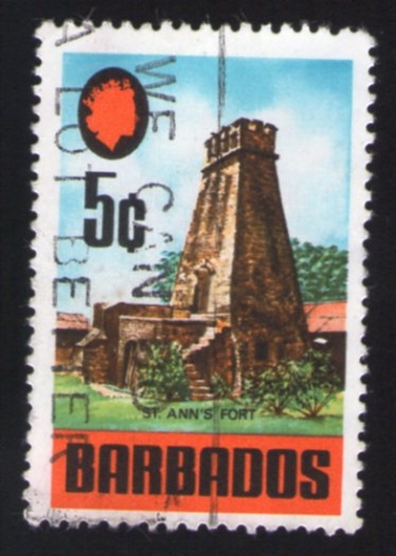 Barbade Oblitéré Used Stamp St. Ann's Fort