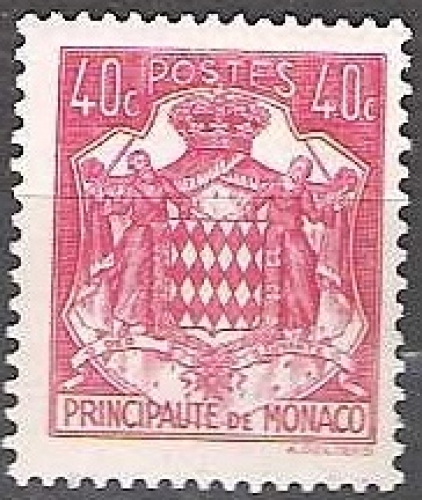 Monaco 1943 Yvert 251 Neuf ** Cote (2015) 0.20 Euro Armoirie du Principauté