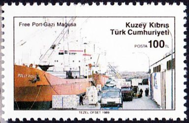 Chypre (Turquie) 1989 Le port libre de Famagouste - Y&T 241 **