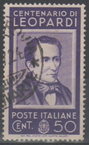 Italie 1937 - Illustres 50 c.
