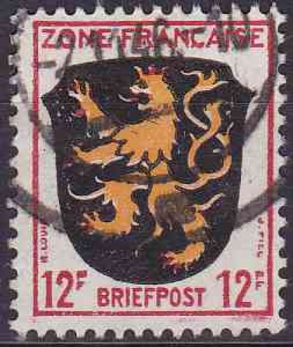 Zone française 1945 OBLITERE  N° 6