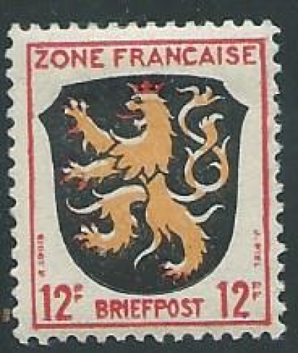 Allemagne - Occupation Française - Y&T 0006 (*)