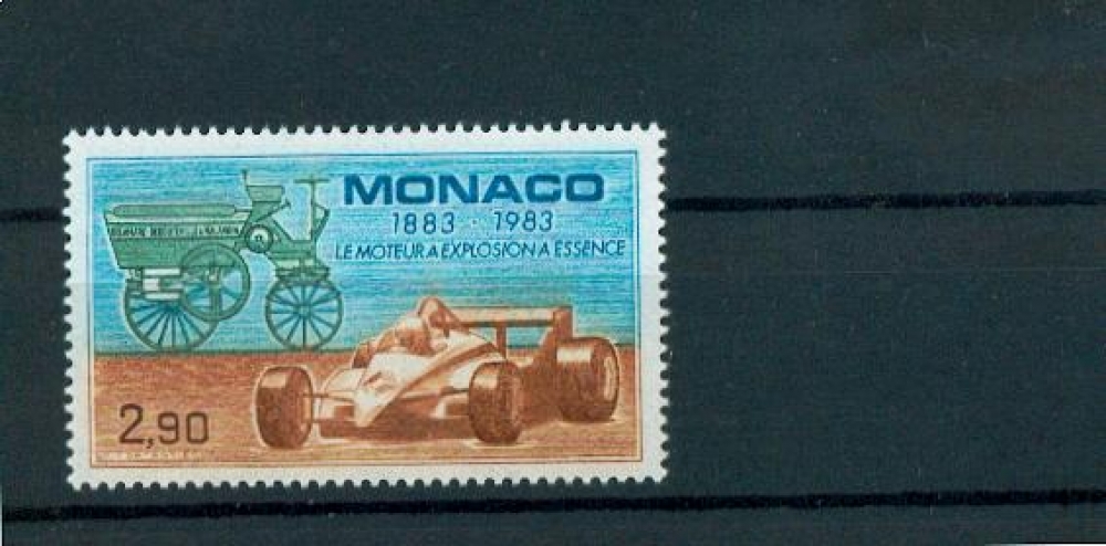 Monaco 1371 1/4 de cote l´automobile centenaire 1983 neufs ** TB MNH cote 4