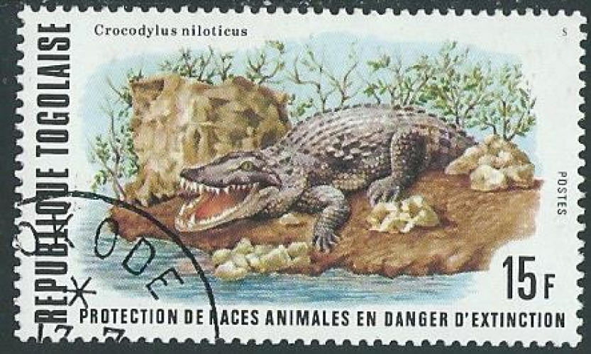 Togo - Y&T 0891 (o) - Crocodile -