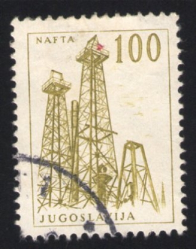 Yougoslavie 1961 Oblitéré rond Used NAFTA Ingénierie Engineering