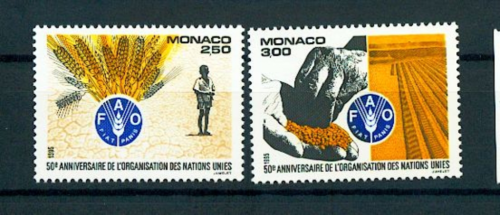 Monaco 2004 2005 1995  FAO neufs ** TB MNH  