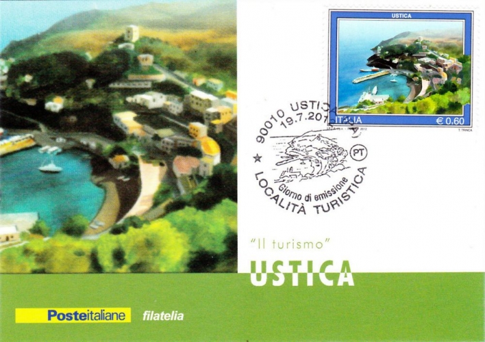 Italie 2012 Carte maximum Le tourisme : Ustica - Y&T 3306