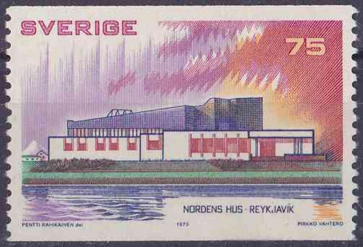 SUEDE 1973 NEUF* CHARNIERE N° 787