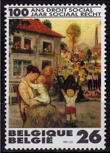 Belgique 1987 - Droit social     (g2278)