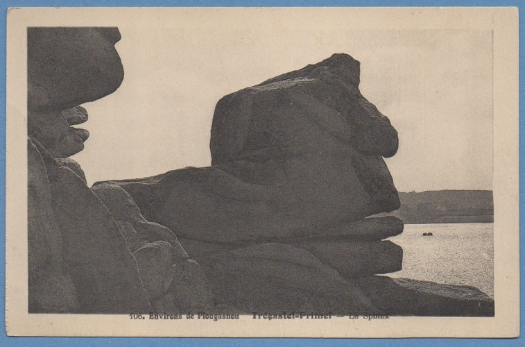 PLOUGASNOU TREGASTEL PRIMEL LE SPHINX non écrite TB