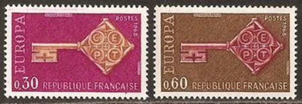 FRANCE 1968  YT 1556 / 1557 Neufs ** - Europa