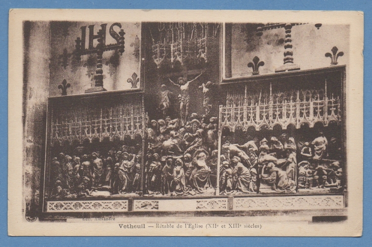 VETHEUIL RETABLE non écrite BE