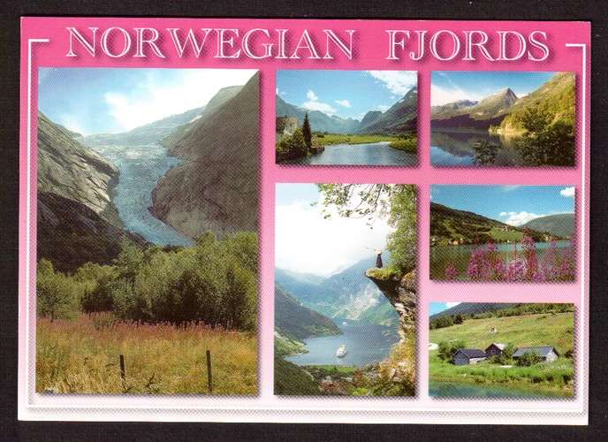 Norvège Cpm Norvegian Fjords
