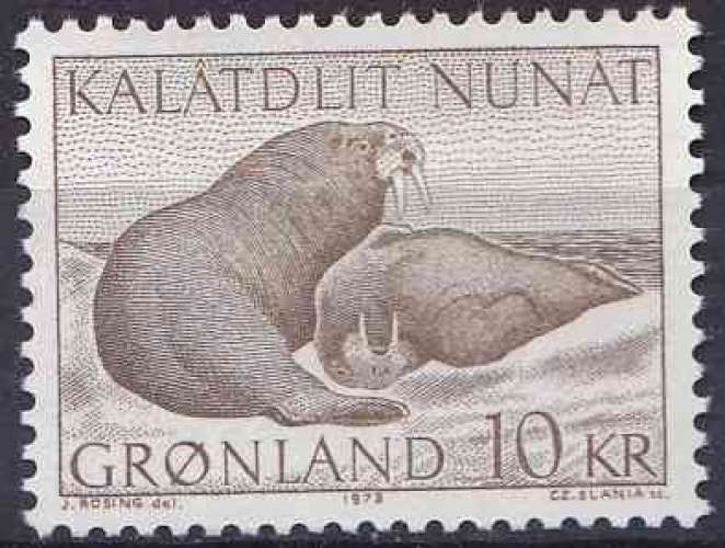 GROENLAND 1973 NEUF** MNH N° 71