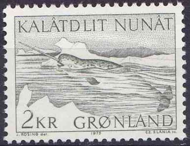 GROENLAND 1975 NEUF** MNH N° 80